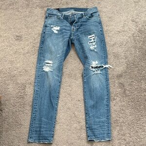 Abercrombie & Fitch Ripped Denim Jeans